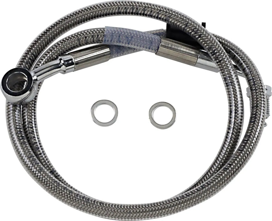harley-davidson street bob [DRAG SPECIALTIES] – Forlænget bremseslange i rustfrit stål