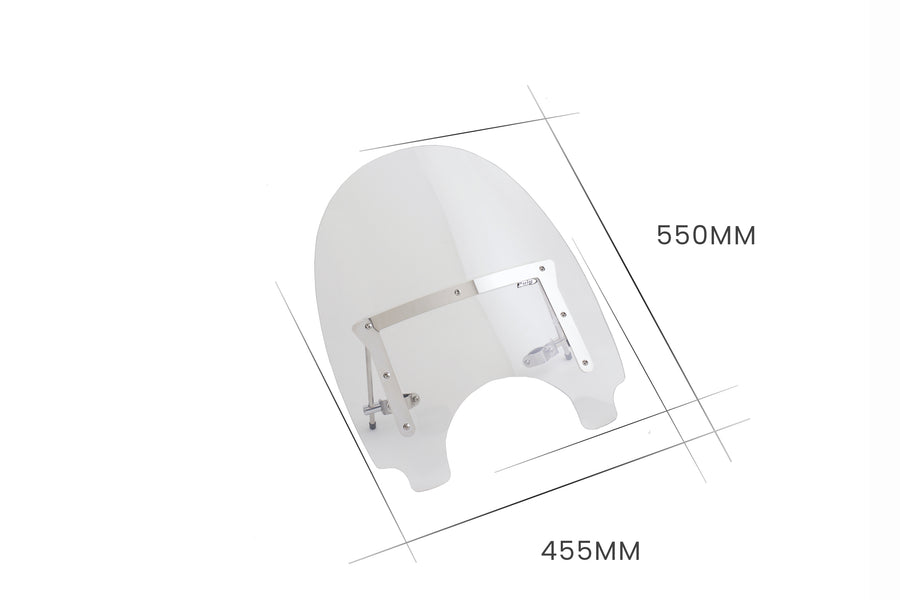 KAWASAKI W 800 [2025] – Highway Fairing Windscreen – Transparent