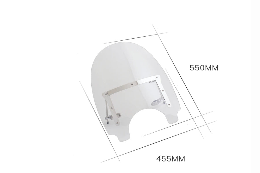 KAWASAKI W 800 [2025] – Highway Fairing Windscreen – Transparent