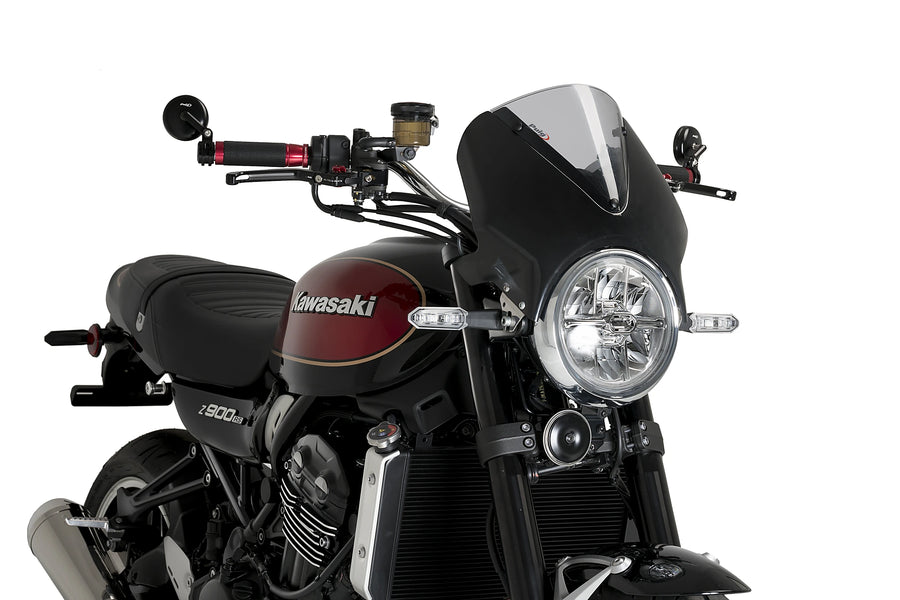 KAWASAKI Z 900 RS SE [2025] - PUIG Vision Forrude | Sort / Tonet | PUIG 024NH