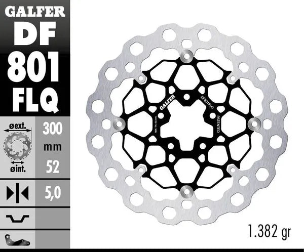 Ktm Duke 790 ABS [2018, 2020, 2022-2024] - Schwimmende Bremsscheibe Cubiq – Bild 4
