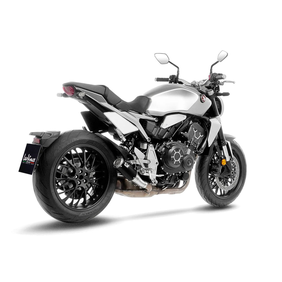 honda cb 1000 [LEOVINCE] – LV Corsa S fuld sort slip-on lyddæmper
