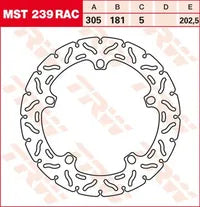 Bmw R 1200 C Independent ABS (0405) [2005] - Fast rund bremseskive – billede 9