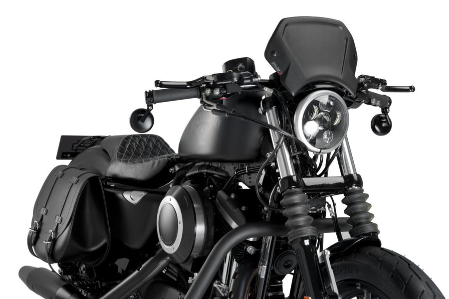 HARLEY DAVIDSON SPORTSTER 883 IRON XL 883 N [2012] – ALU FRONTPLADE – SORT
