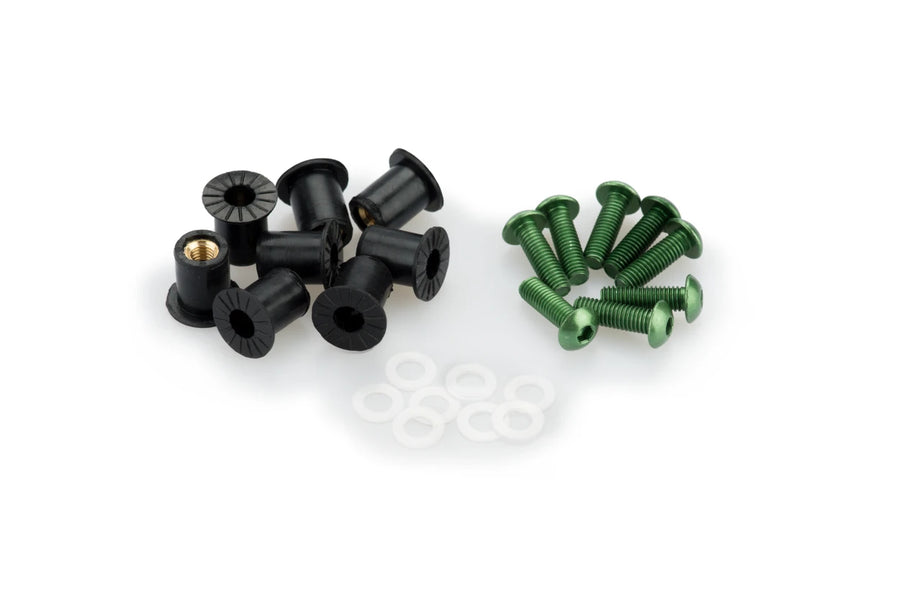 KTM RC 390 [2025] – Anodiseret Disc Bolt Kit – Sølv
