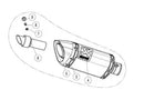 Yamaha XSR 700 [AKRAPOVIC] – Ersatz-Schalldämpfer