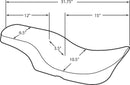 harley davidson flhri [DRAG SPECIALTIES] – 2-up sæde i ske-stil-4
