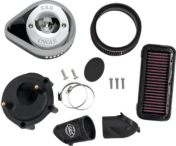 Indian CHALLENGER 108 Limited [2025-2026] - Stealth Luftfilter-Kit mit Abdeckung – Oberfläche: Silber – Bild 2