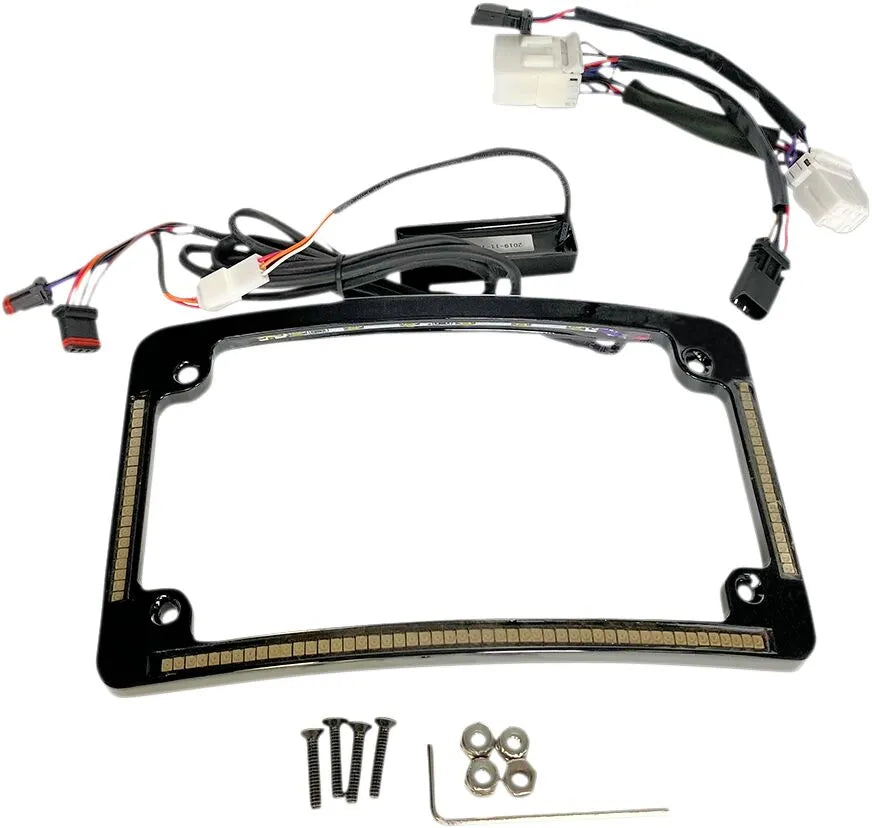 Harley-davidson Road Glide ST [CUSTOM DYNAMICS] – LED-radius nummerpladeramme
