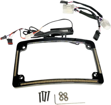 Harley-davidson Road Glide ST [CUSTOM DYNAMICS] – LED-radius nummerpladeramme