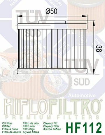 Honda XL 600 RM [Hiflofiltro] - Oliefilter - 0