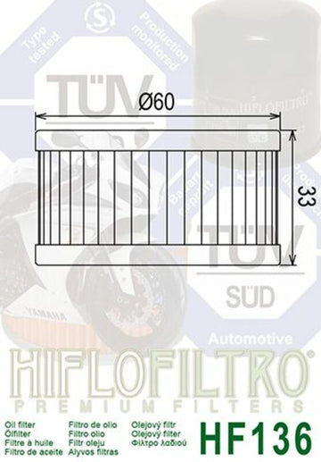 Suzuki Dr 350 [Hiflofiltro] - Oliefilter - 0
