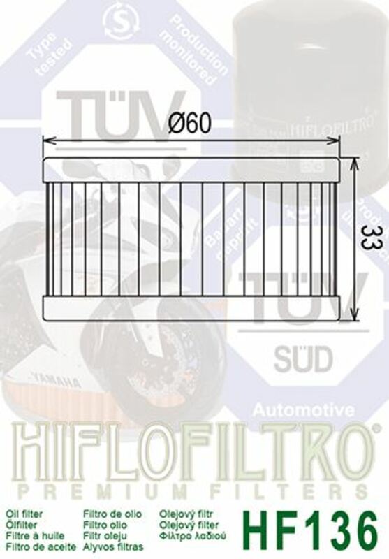 Suzuki Dr 350 [Hiflofiltro] - Oliefilter