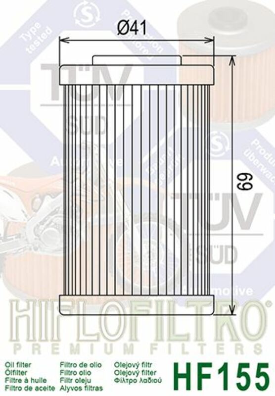 Husqvarna 701 Vitpilen [Hiflofiltro] - Oliefilter