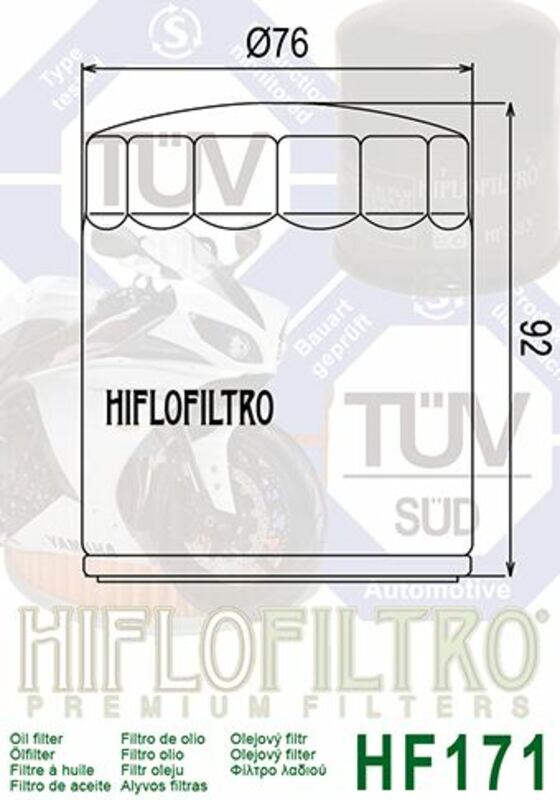 Harley -Davidson Road Glide St fltrxst [Hiflofiltro] - Oliefilter