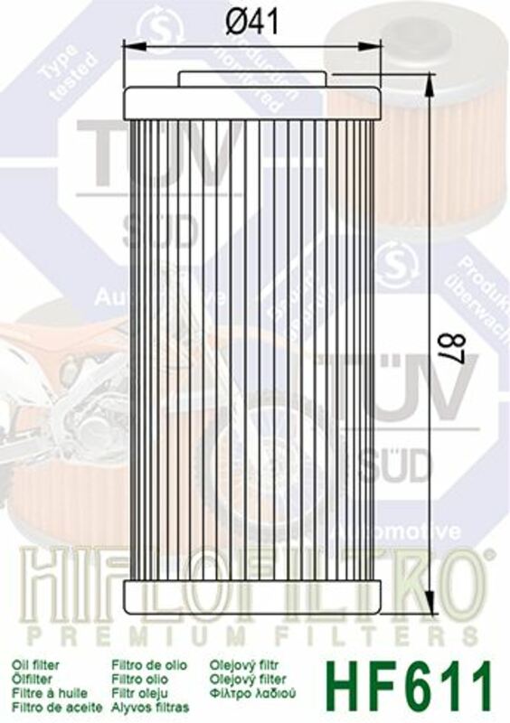 Husqvarna TE 449 [Hiflofiltro] - Oliefilter