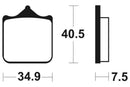 Husqvarna Supermoto [TECNIUM] - Racing sintret metal kulstof bremseklodser - MCR262