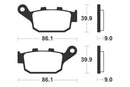 Honda CMX 1100 Rebel SC83 [Tecnium] - Sinter Metal Brake Pads-2