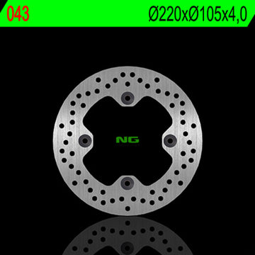 Honda Xr 600 [NG BRAKE DISC] - rund stiv bremseskive