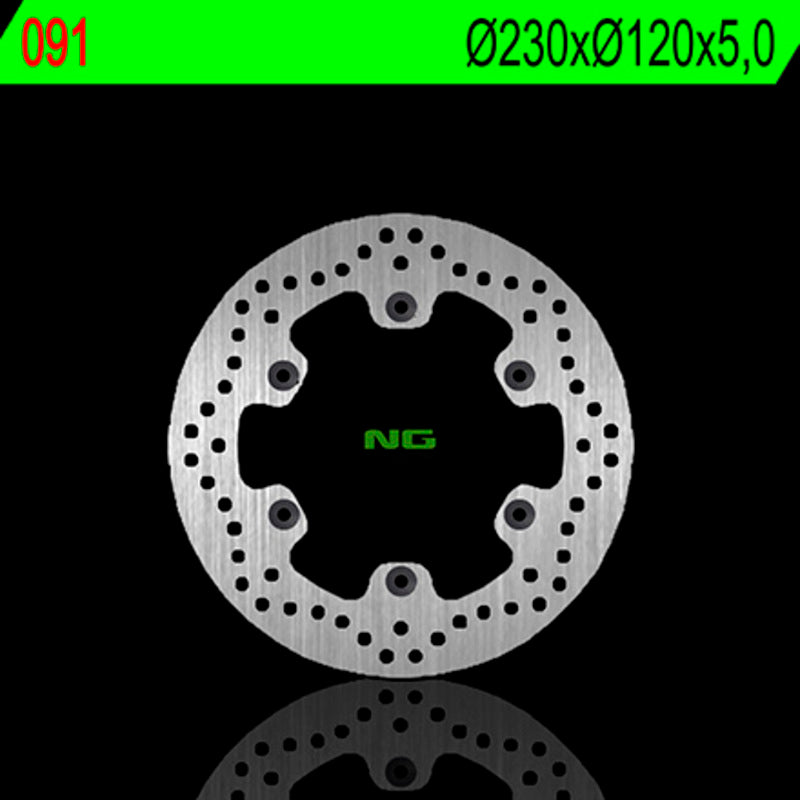 Kawasaki Kle 500 [NG BRAKE DISC] - rund stiv bremseskive