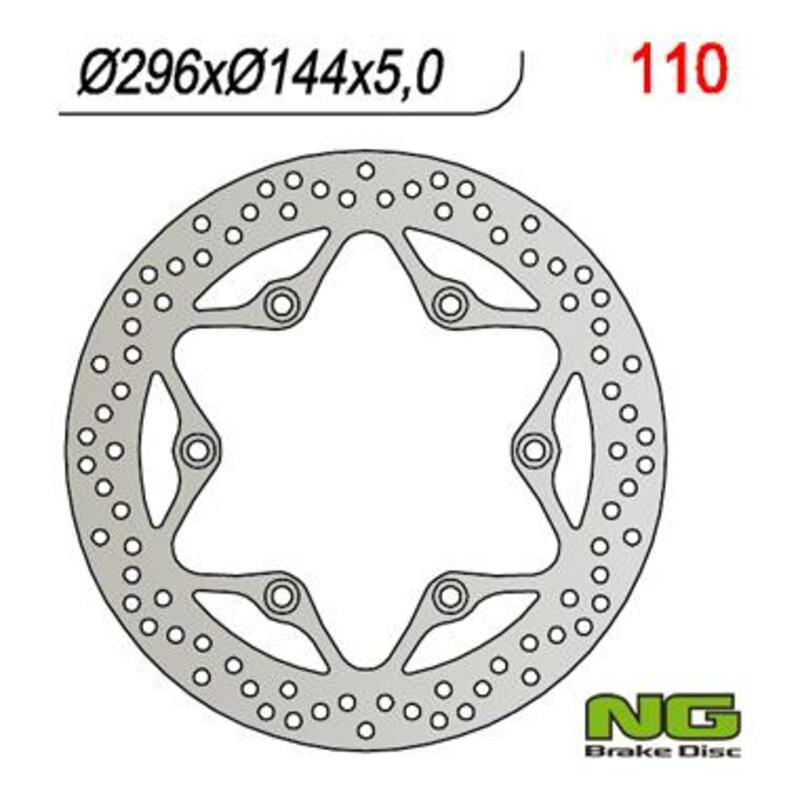 Honda Cb 200 [NG BRAKE DISC] - rund stiv bremseskive