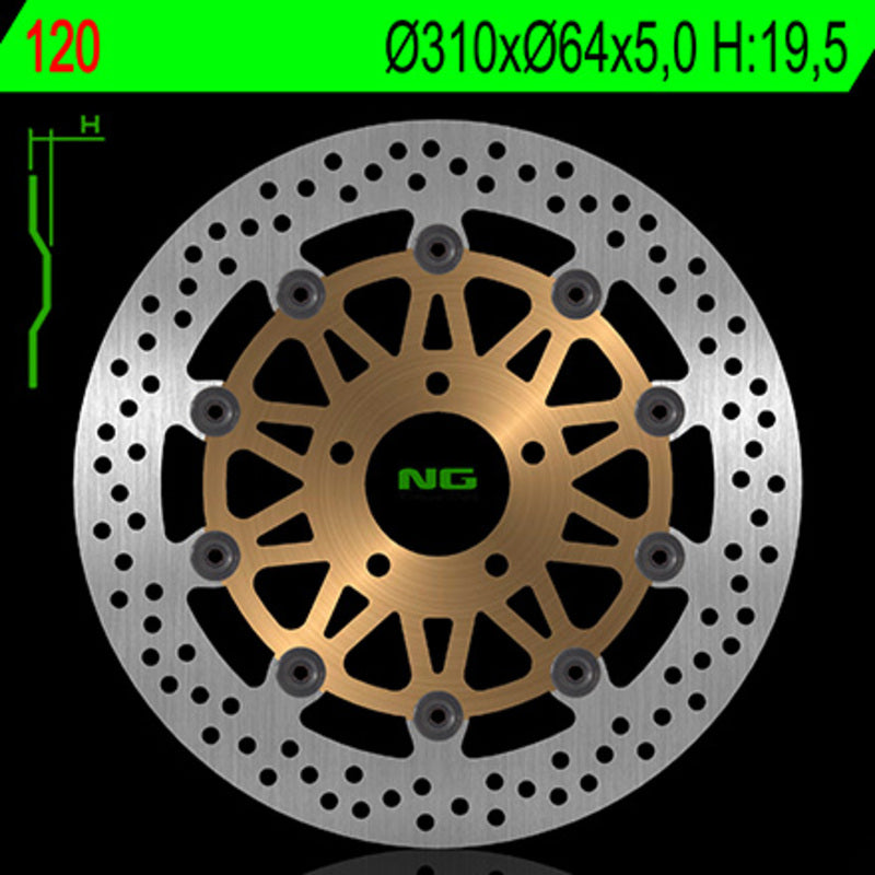 Suzuki Gsf 400 [NG BRAKE DISC] - rund flydende bremseskive