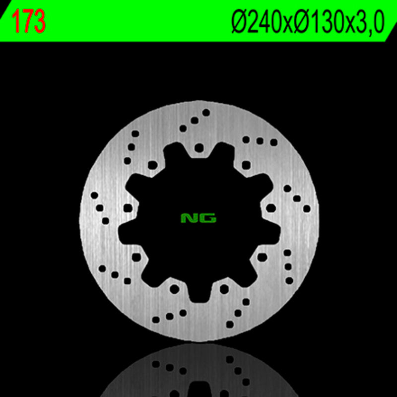 Kawasaki Klr 250 Kl 250 D [NG BRAKE DISC] - rund stiv bremseskive