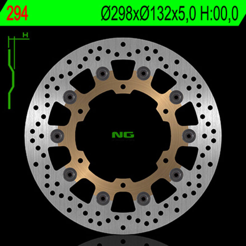 Yamaha Fjr 1300 [NG BRAKE DISC] - rund flydende bremseskive