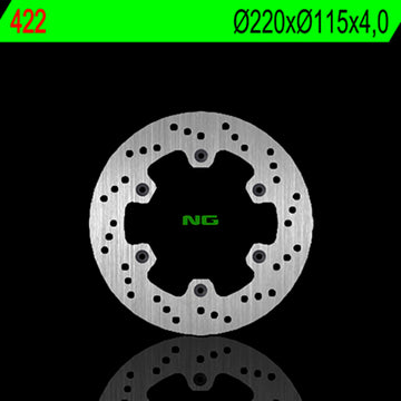 Yamaha Tdr 125 [NG BRAKE DISC] - rund stiv bremseskive