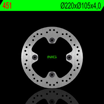 Honda Sh 125 [NG BRAKE DISC] - rund stiv bremseskive