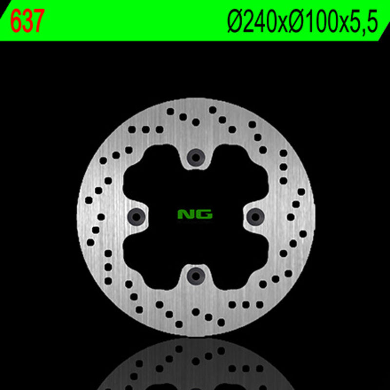 Kawasaki Zr 750 [NG BRAKE DISC] - rund stiv bremseskive