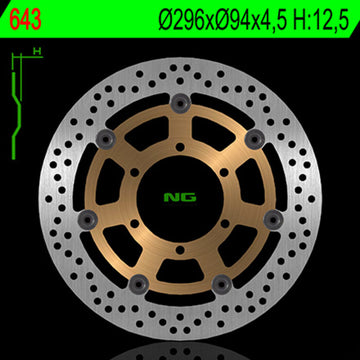 Honda Cb 900 Hornet [NG BRAKE DISC] - rund flydende bremseskive