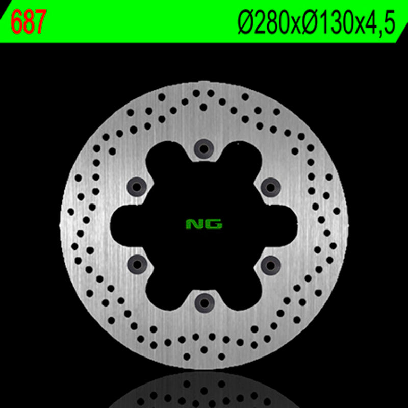 Kawasaki Gpz 1100 [NG BRAKE DISC] - rund stiv bremseskive