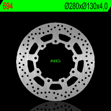 Kawasaki Kl 650 [NG BRAKE DISC] - rund stiv bremseskive