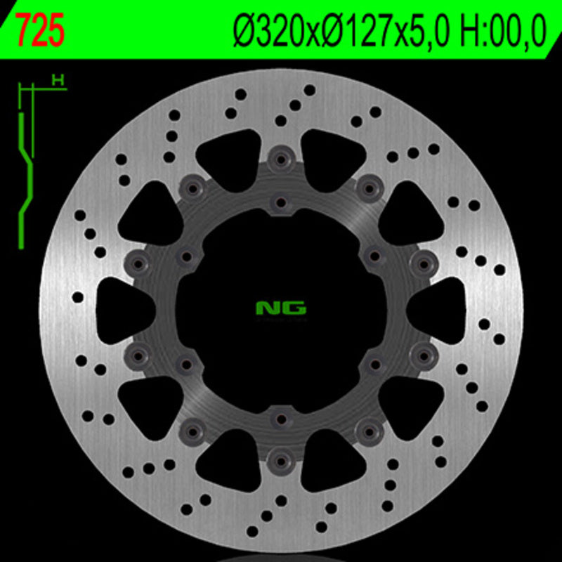 Ktm Smc 690 [NG BRAKE DISC] - rund flydende bremseskive