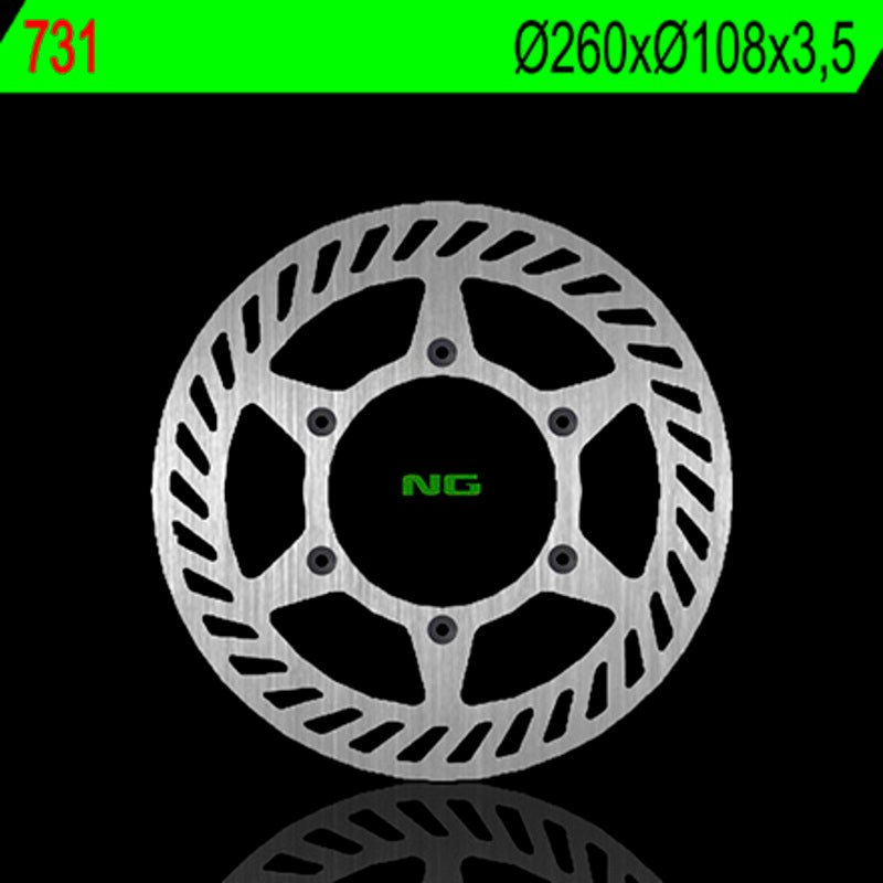 Gas Gas Ec 200 [NG BRAKE DISC] - rund stiv bremseskive