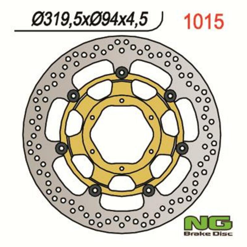 Honda Vtr 1000 Sp 1 [NG BRAKE DISC] - rund flydende bremseskive
