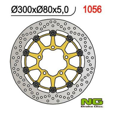 Kawasaki Er 6 F [NG BRAKE DISC] - rund flydende bremseskive