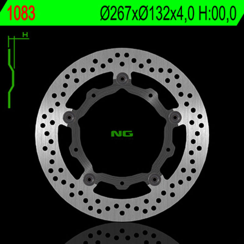 Yamaha T-Max 560 Tech Max [NG BRAKE DISC] - rund flydende bremseskive