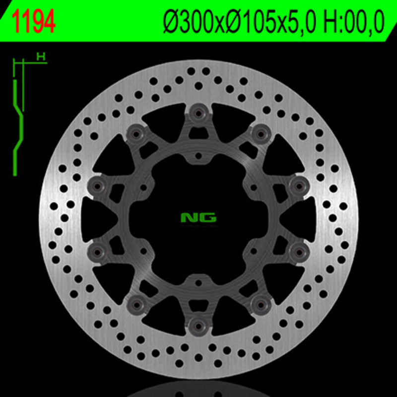 Bmw F 800 Gs Adventure [NG BRAKE DISC] - rund flydende bremseskive
