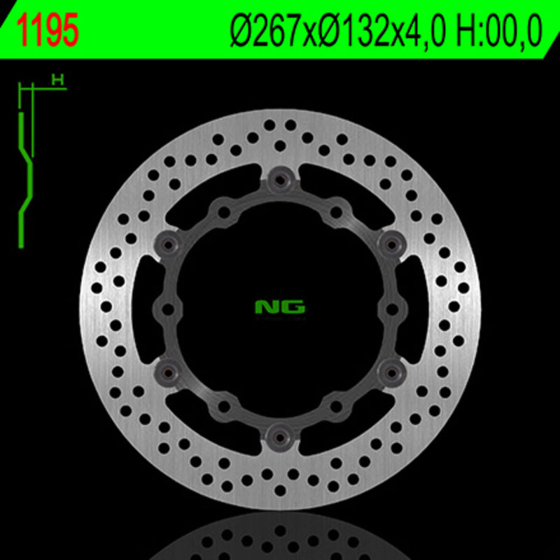 Yamaha Rd 500 [NG BRAKE DISC] - rund flydende bremseskive