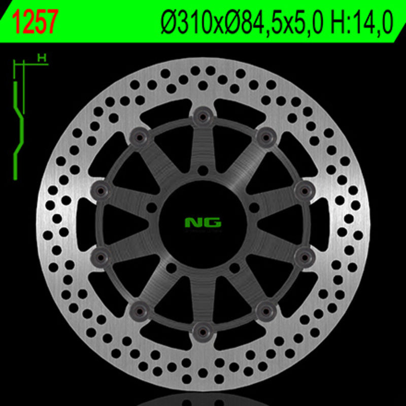Harley Davidson Flstc [NG BRAKE DISC] - rund stiv bremseskive