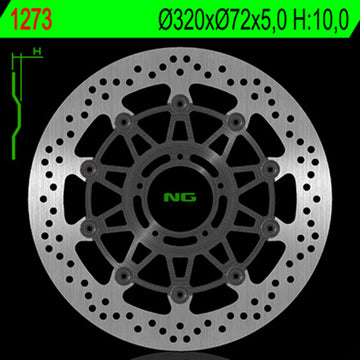 Ducati Monster 821 [NG BRAKE DISC] - rund flydende bremseskive
