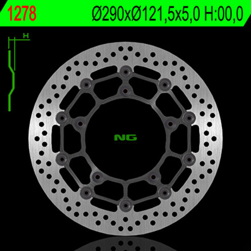 Suzuki Sfv [NG BRAKE DISC] - rund flydende bremseskive