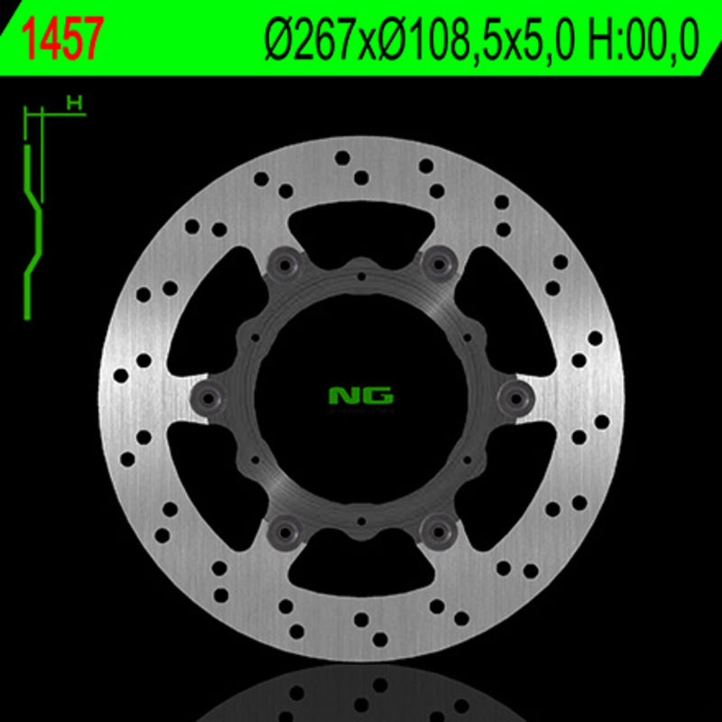 Ktm Adventure 1050 [NG BRAKE DISC] - rund flydende bremseskive