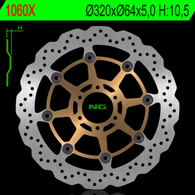 Ktm 990 Superduke Efi [NG BRAKE DISC] - Wave flydende bremseskive