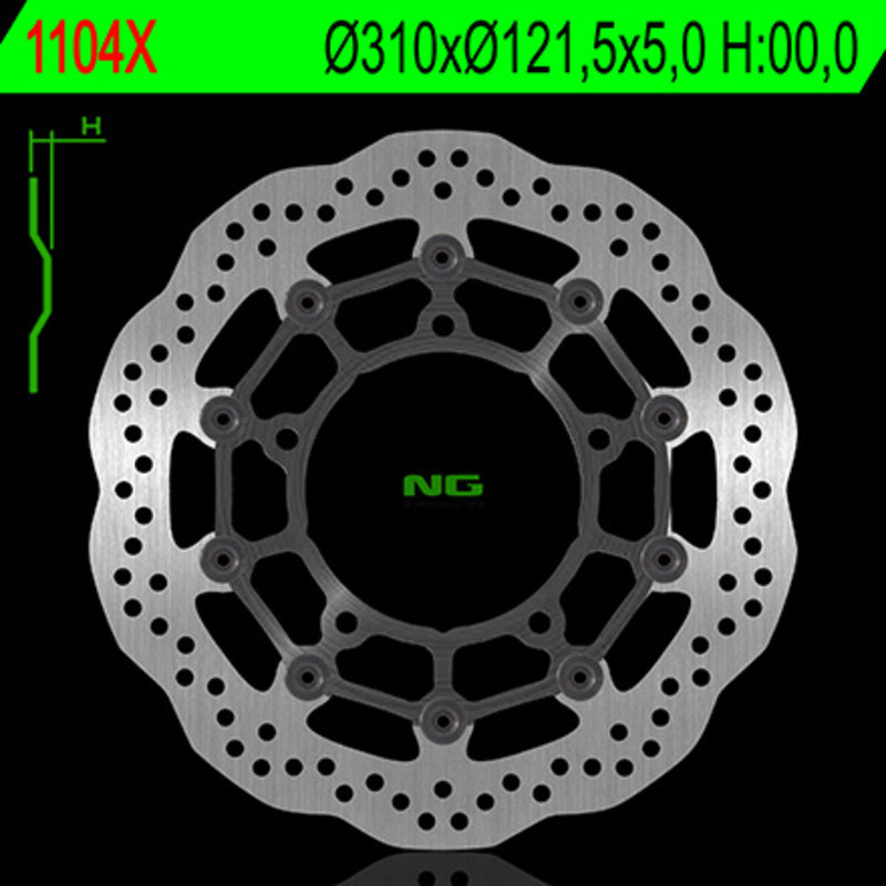 Suzuki Dl 650 [NG BRAKE DISC] - Wave flydende bremseskive