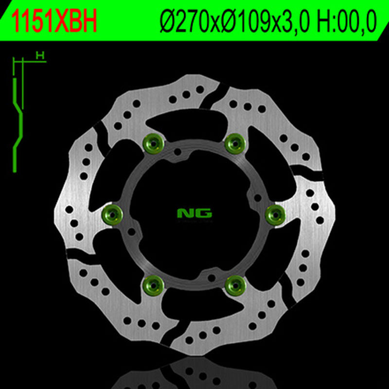 Kawasaki Kx 250 [NG BRAKE DISC] - Wave flydende bremseskive
