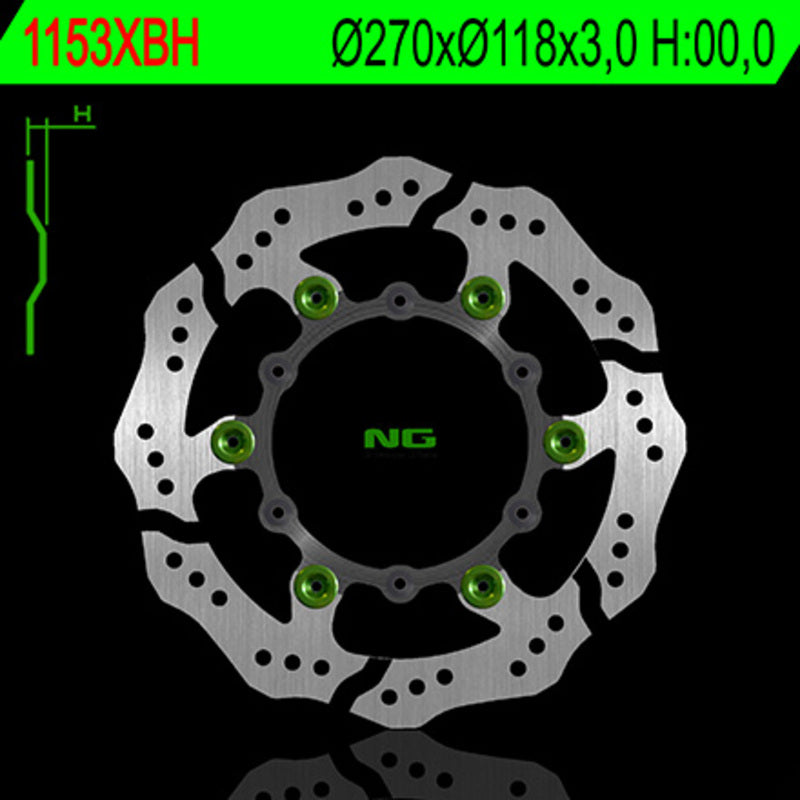 Yamaha Yz 426 [NG BRAKE DISC] - Wave flydende bremseskive