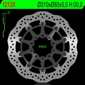 Kawasaki Z 800 [NG BRAKE DISC] - Wave flydende bremseskive